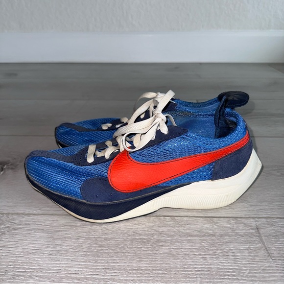 NIKE Moon Racer Mountain Blue Team Orange Midnight Navy in size US 7 - Picture 8 of 15